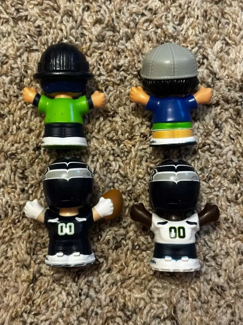 Fisher-Price Little People Seattle Seahawks Four-Piece NFL Collector Set
